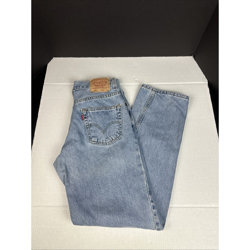 Vintage Levis Jeans Men 30x32 Blue 550 Relaxed Fit Baggy Straight Leg Denim Y2K